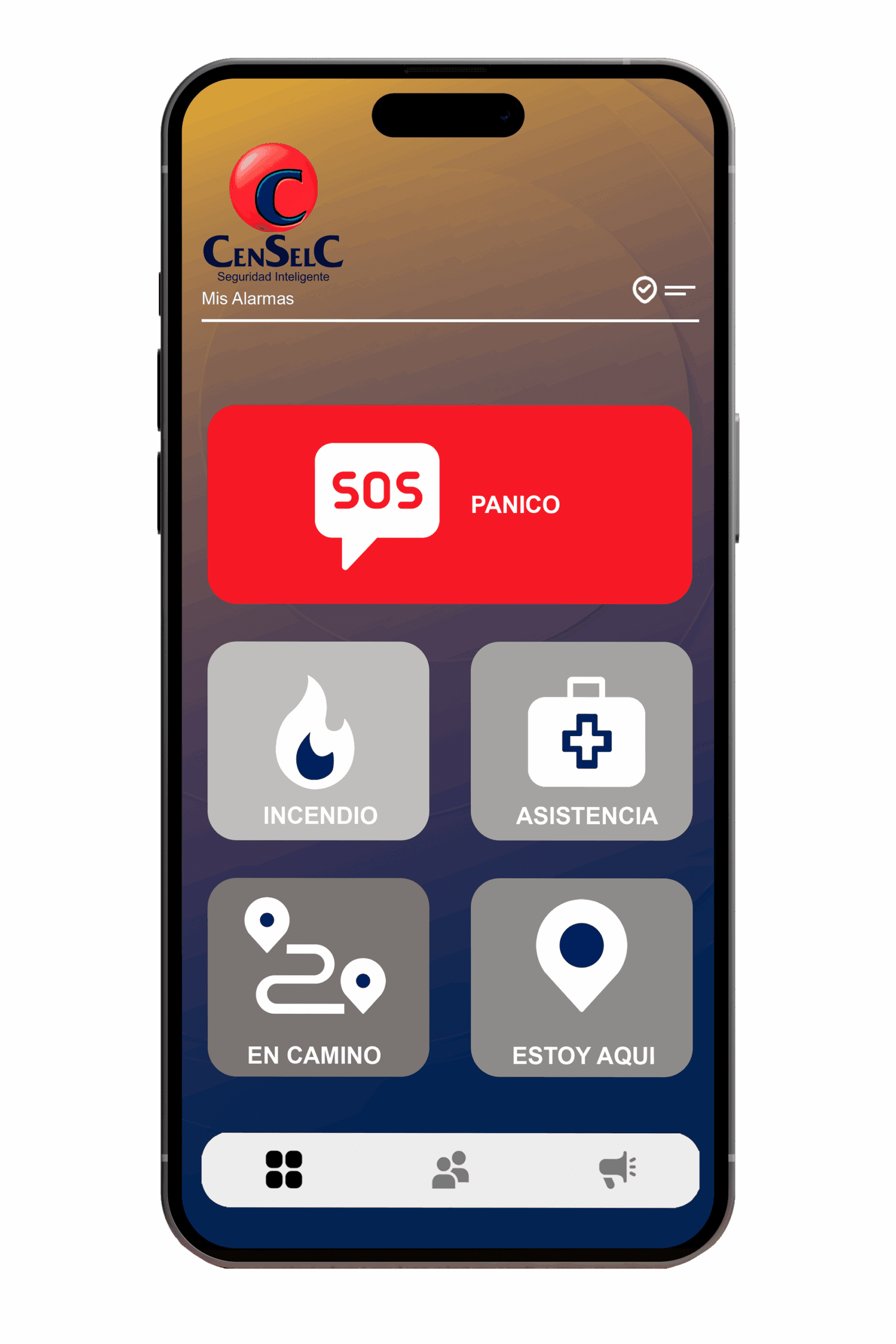 App SmartPanics - CENSELC Seguridad Inteligente